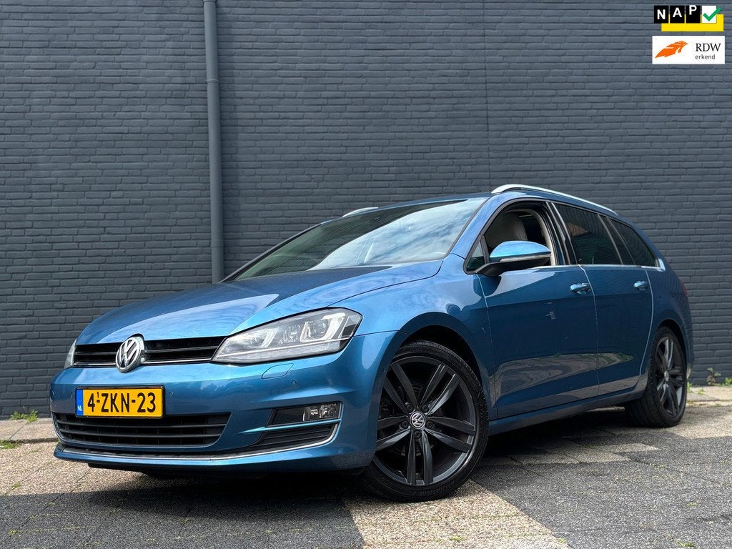 Volkswagen Golf Variant 1.4 TSI Highline | Pano | Navi | Cli, Auto's, Volkswagen, Euro 5, Gebruikt, 4 cilinders, Blauw