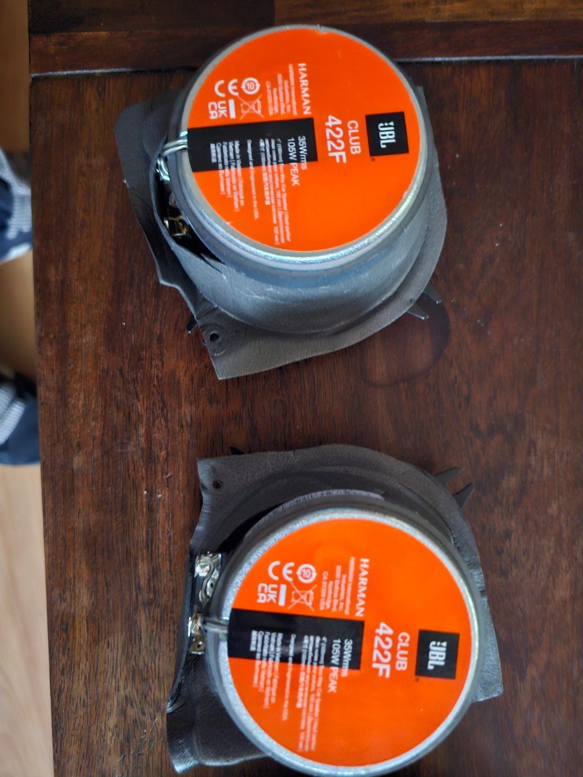 JBL Club 422F en 625SQ, 2x100mm + 2x160mm, Ophalen of Verzenden, Gebruikt