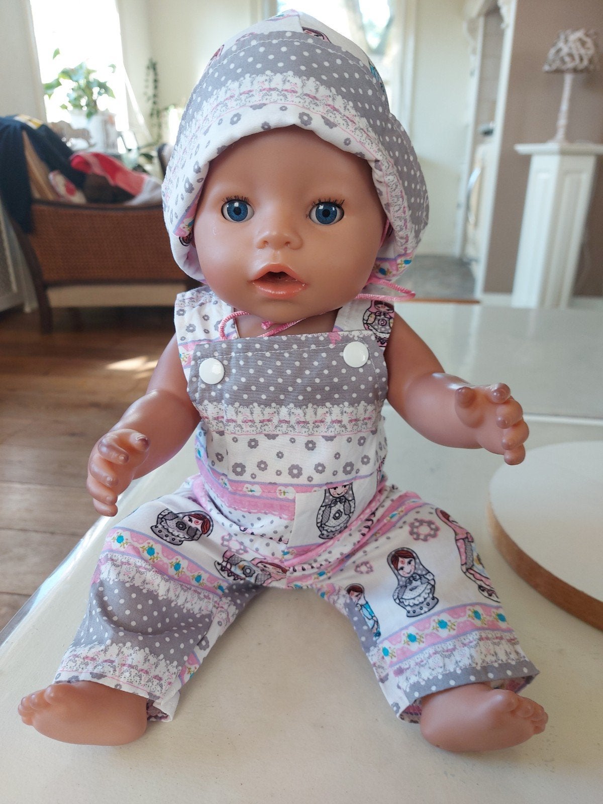 leuk jumpsuit hoedje baby born pop 43cm, Ophalen of Verzenden, Nieuw, Meisje