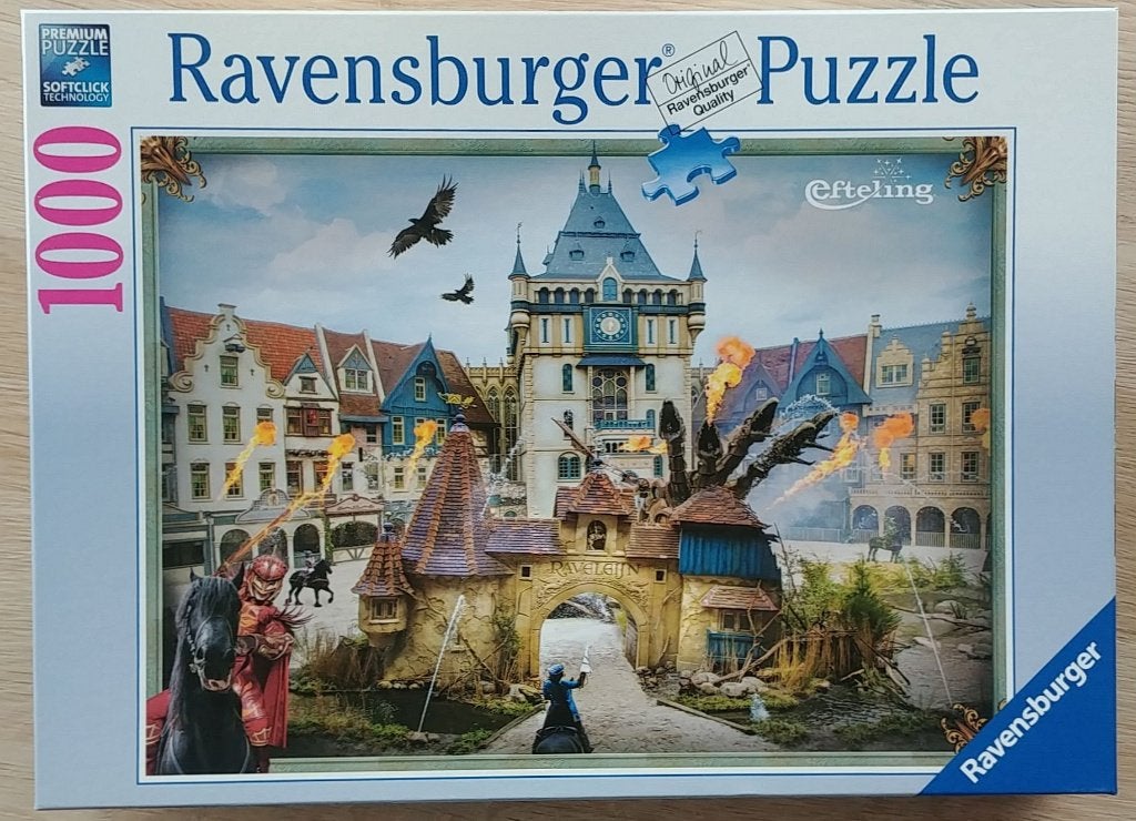 Ravelijn Efteling 1000 stukjes Ravensburger (nieuw in doos), Ophalen, 500 t/m 1500 stukjes, Nieuw, Legpuzzel