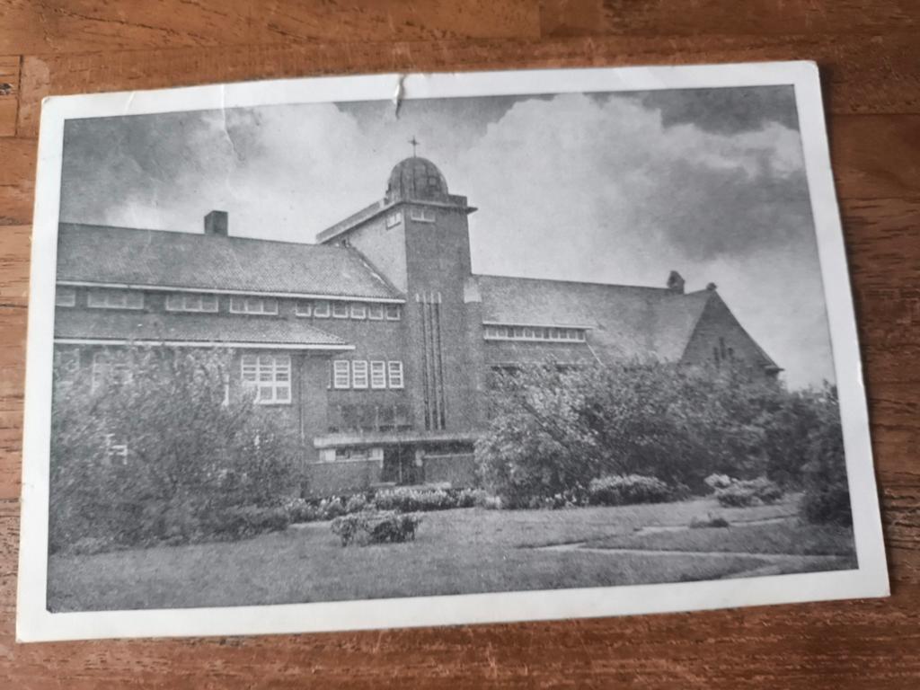 Oude Ansichtkaart Missiehuis Christus Koning Helmond, Ophalen of Verzenden, 1920 tot 1940, Gelopen, Noord-Brabant