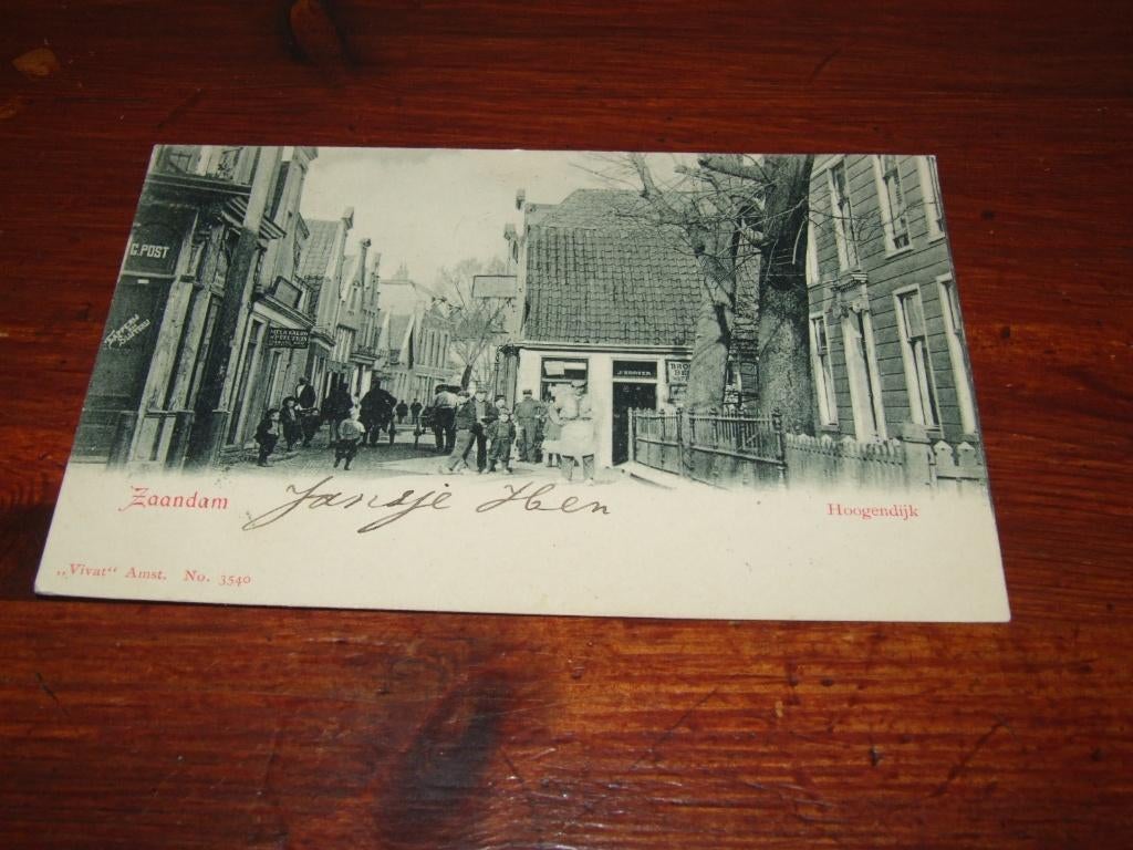 571- ZAANDAM, HOOGENDIJK - 1902, Verzamelen, Verzenden, Voor 1920, Gelopen, Noord-Holland