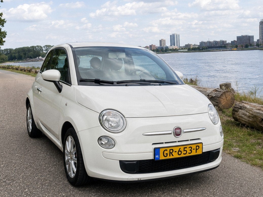 Fiat 500 2015 Wit, Auto's, Fiat, Particulier, ABS, Airbags, Airconditioning, Android Auto, Bluetooth, Boordcomputer, Centrale vergrendeling
