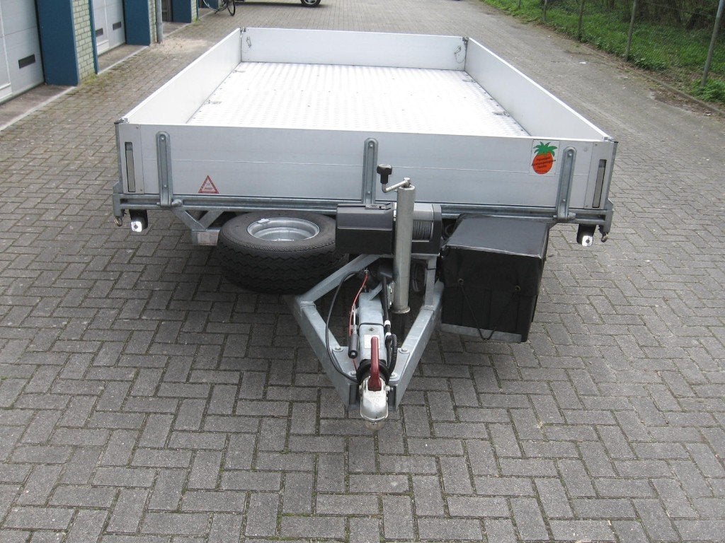 Multifunctionele Aanhanger / Autotransporter met Mover, Ophalen, Zo goed als nieuw