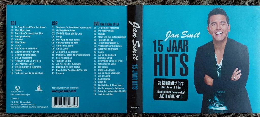 cd 15 jaar hits Jan Smit, Ophalen of Verzenden, Zo goed als nieuw
