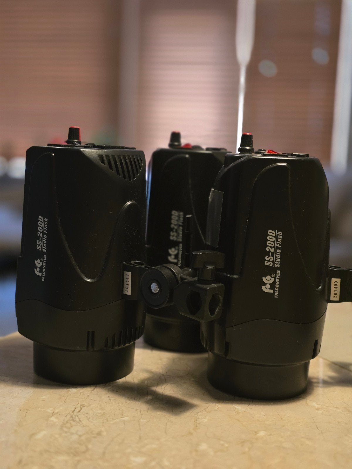 Falcon Eyes SS-200D Studioflitsers (3 stuks), Ophalen, Gebruikt, Studioflitser, Falcon Eyes