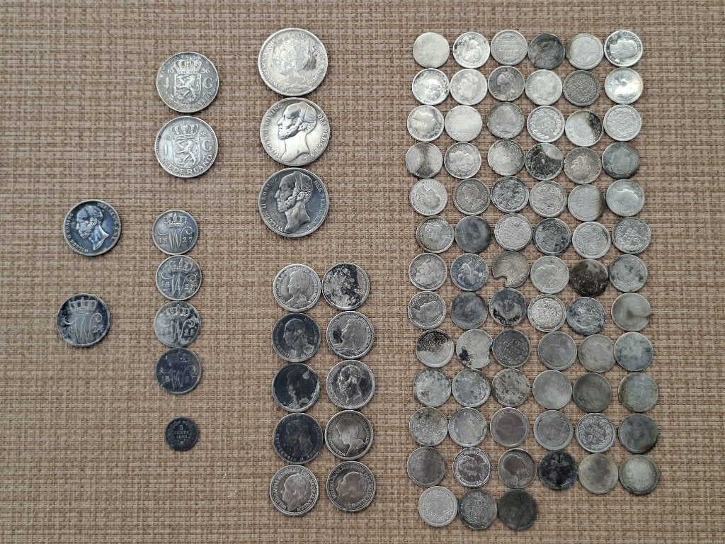 Prachtig groot gevarieerd lot Nederlandse zilveren munten, Postzegels en Munten, Munten | Nederland, Setje, Zilver, Koning Willem I