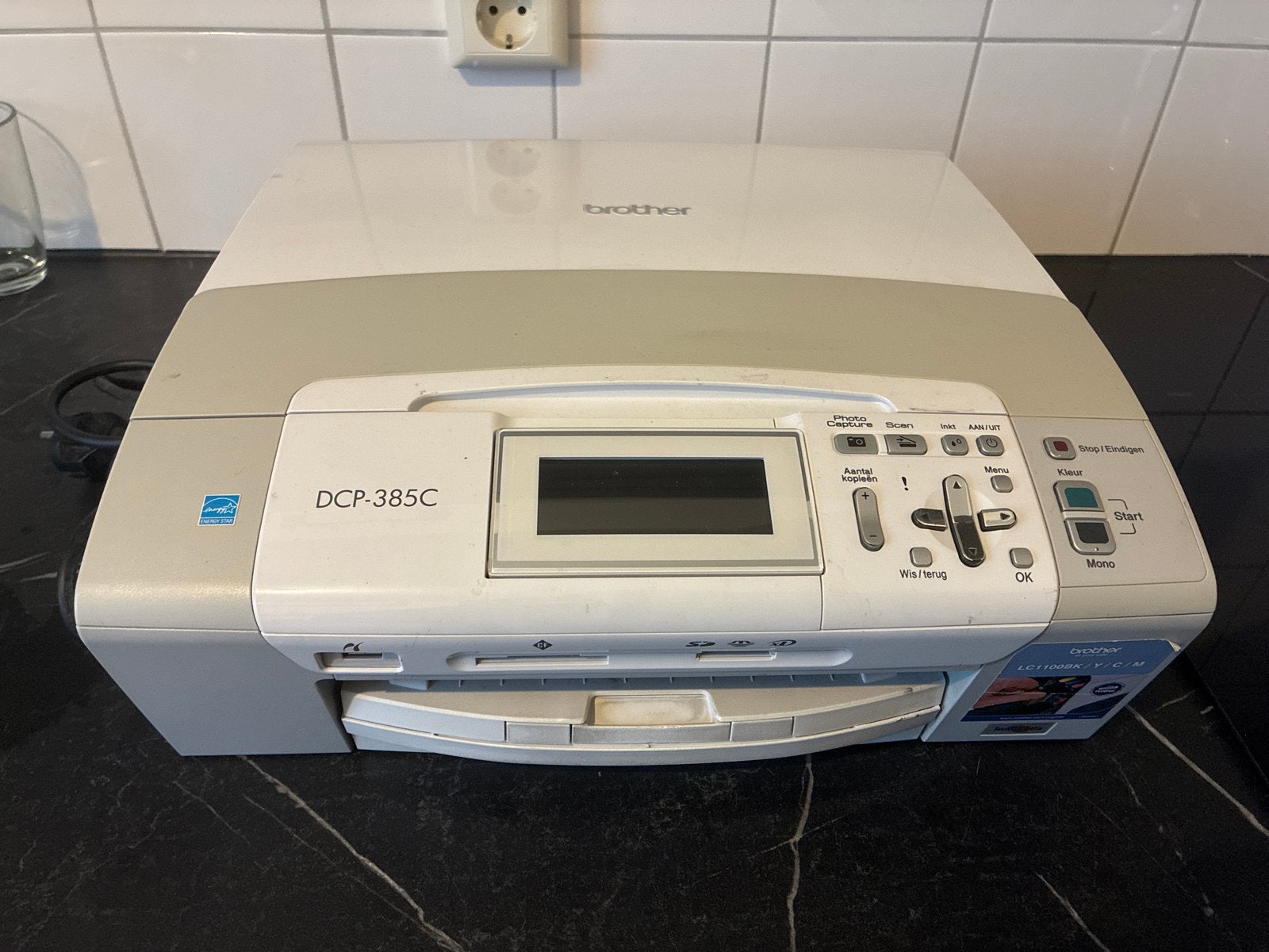 Brother DCP-385C All-in-One Inkjetprinter, Computers en Software, Gebruikt, Inkjetprinter, All-in-one, Kleur printen