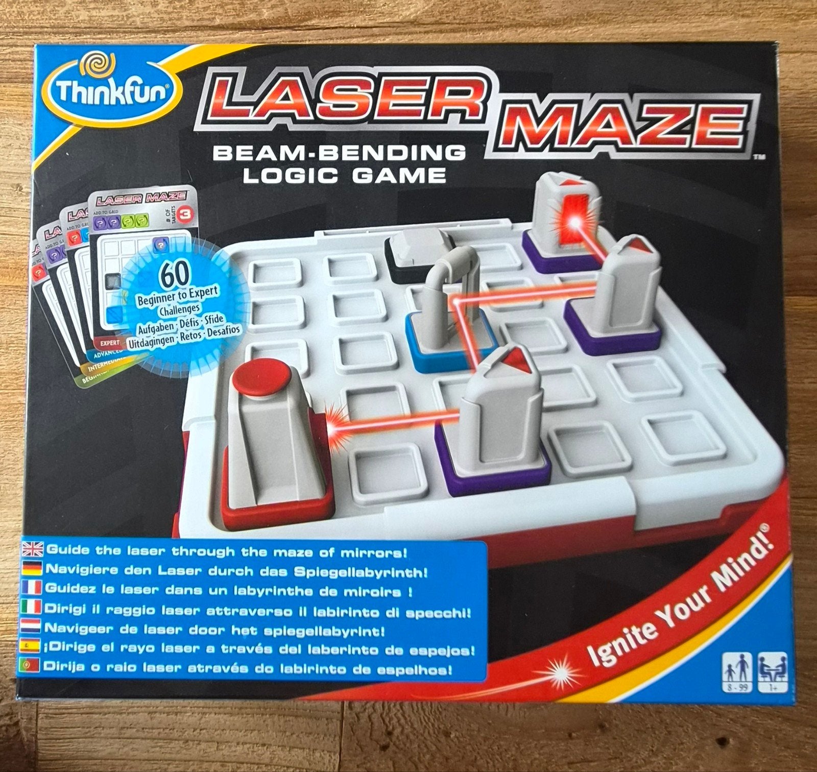 Thinkfun Laser Maze Beam-Bending Logic Game, Ophalen of Verzenden, Zo goed als nieuw