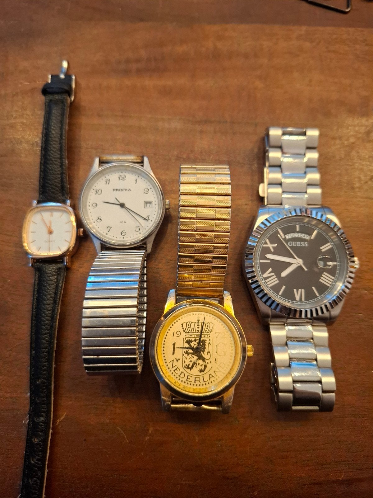 partijtje horloges, Overige merken, Staal, Met bandje, Polshorloge