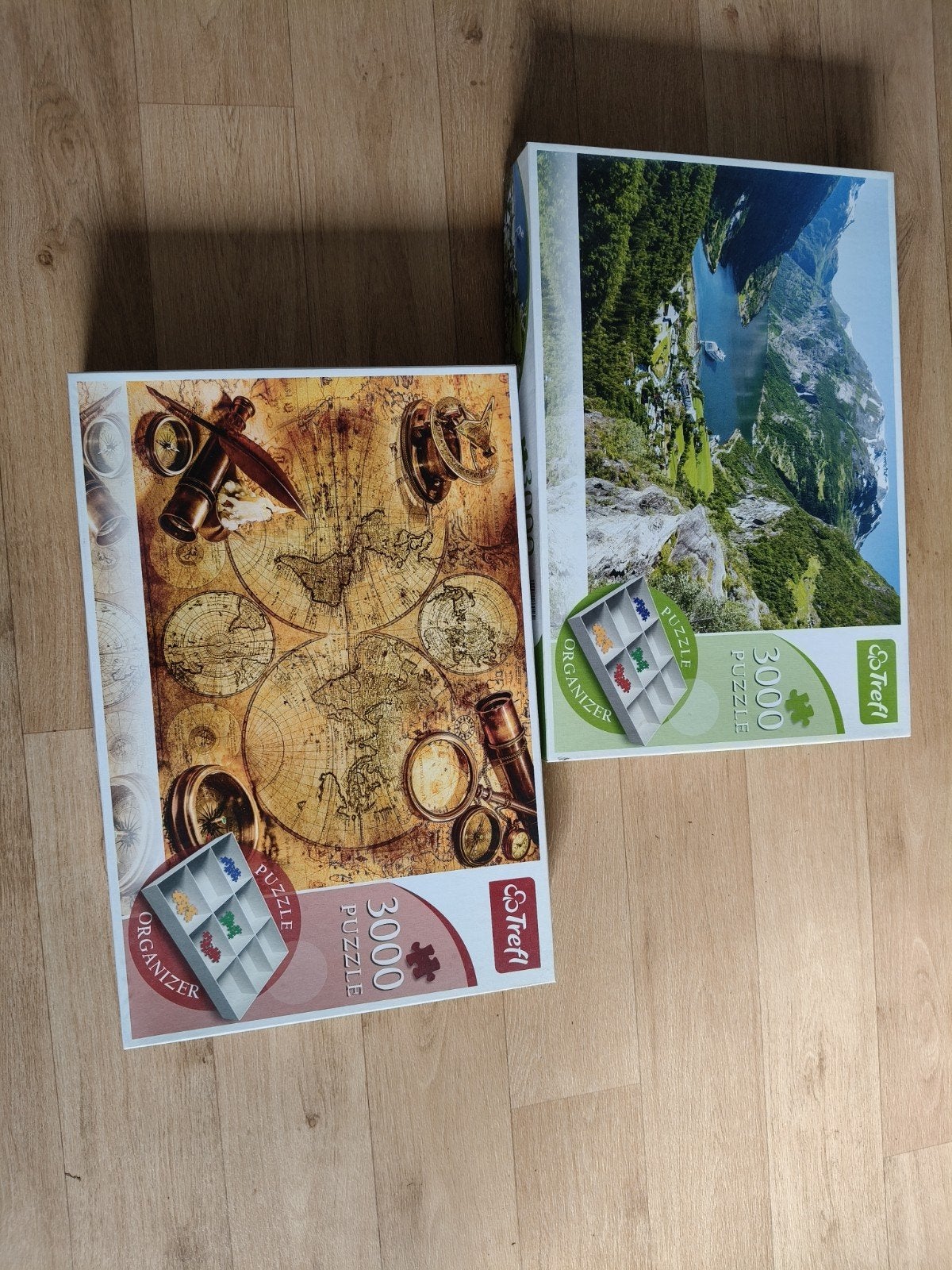 2 Trefl 3000 stukjes puzzels, Een of twee spelers, Ophalen of Verzenden, Zo goed als nieuw, Trefl