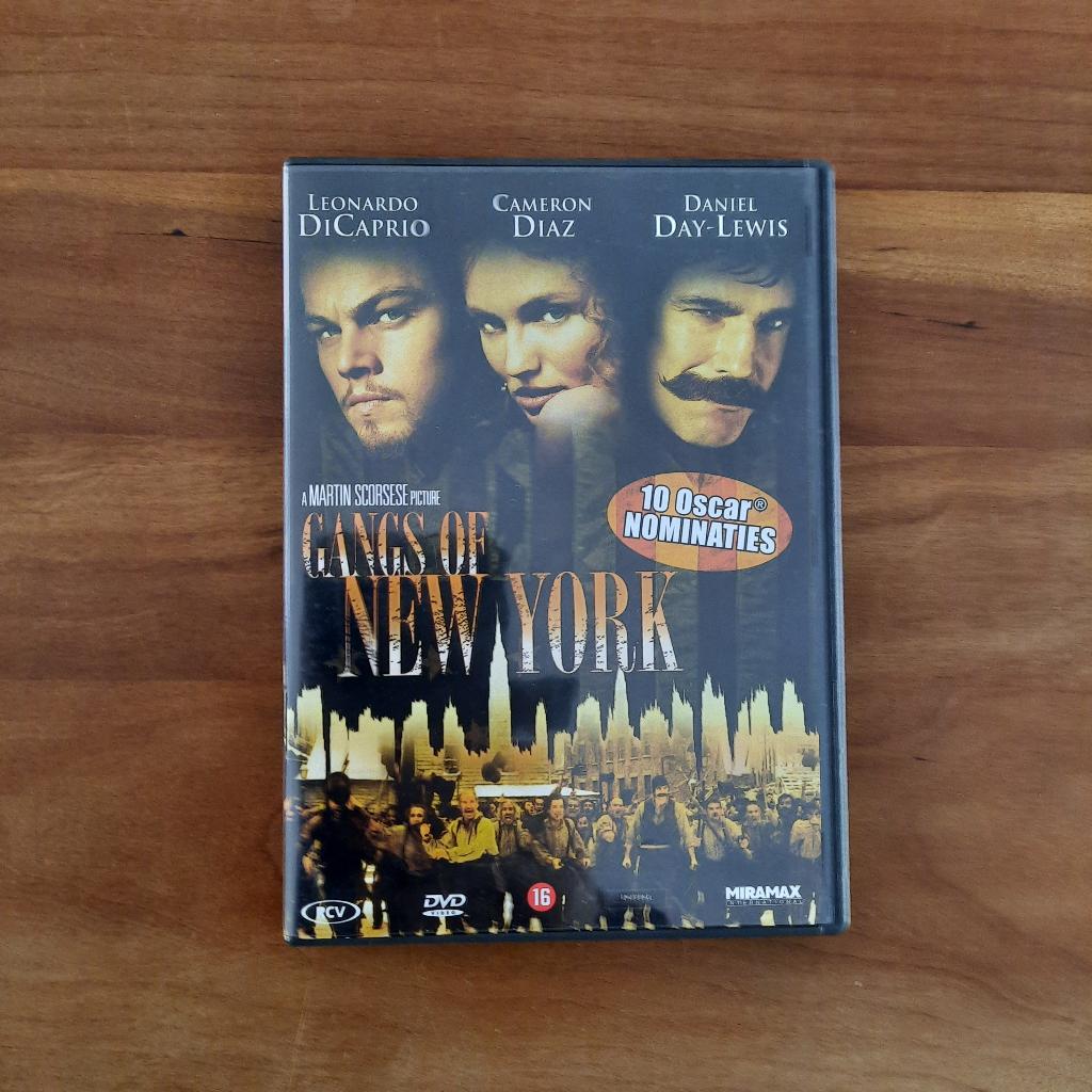DVD van de film Gangs of New York, Vanaf 16 jaar, Ophalen of Verzenden, Zo goed als nieuw, Actie