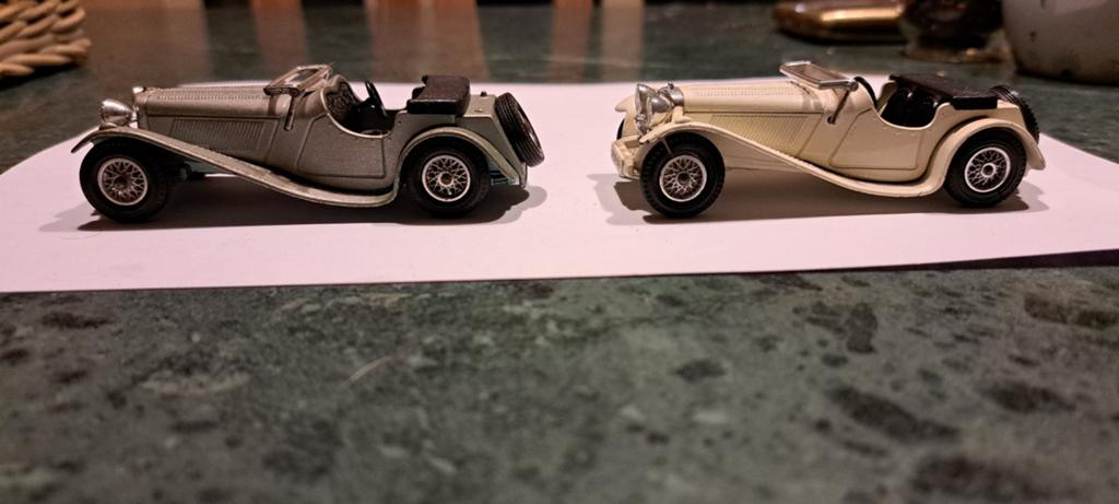 Jaguar ss 100 1:43, Ophalen of Verzenden, Auto, Matchbox
