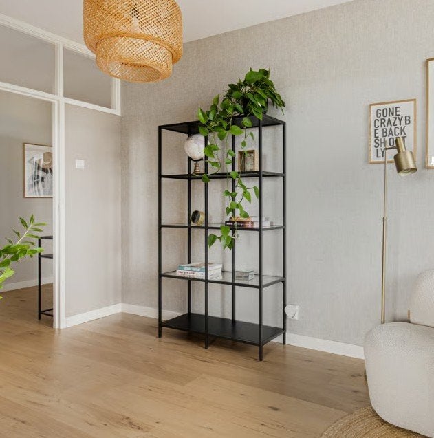 IKEA kast zwart VITTSJÖ, Huis en Inrichting, Ophalen, Zo goed als nieuw