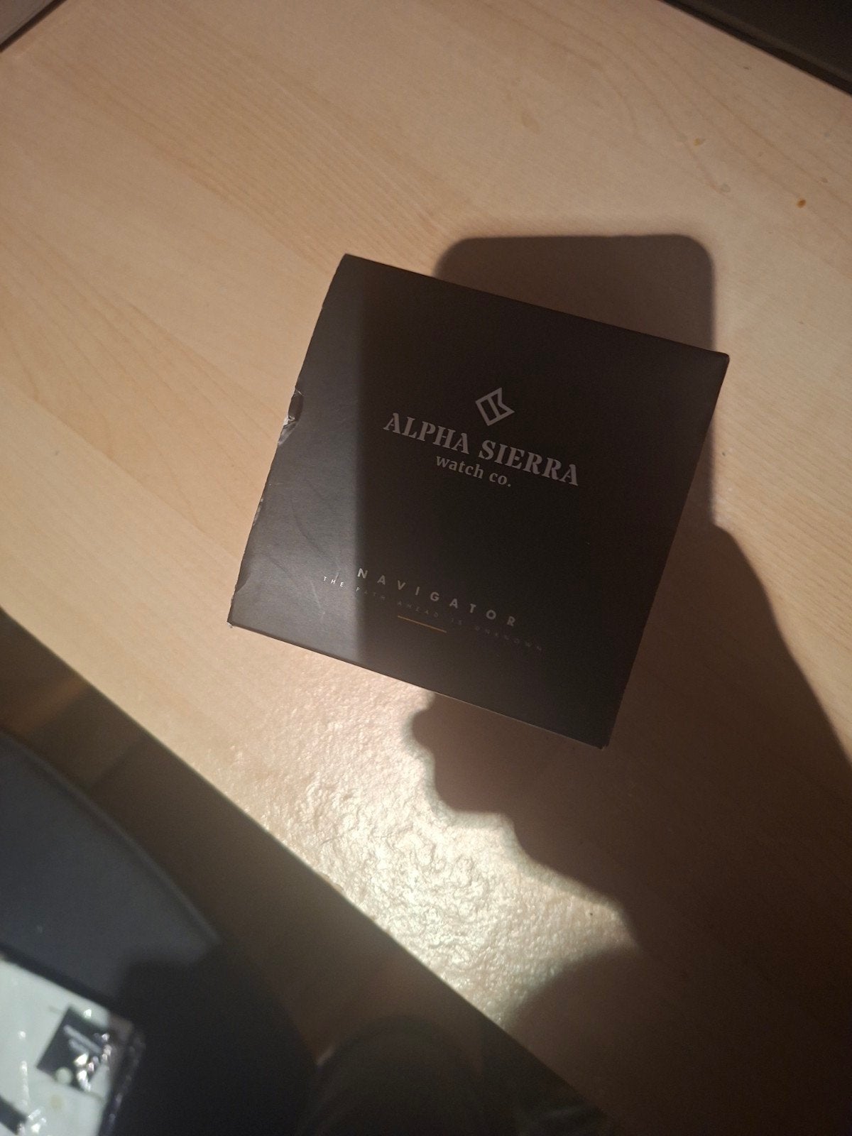 Mooi Alpha Sierra horloge, weinig gebruikt, Overige merken, Staal, Staal, Polshorloge