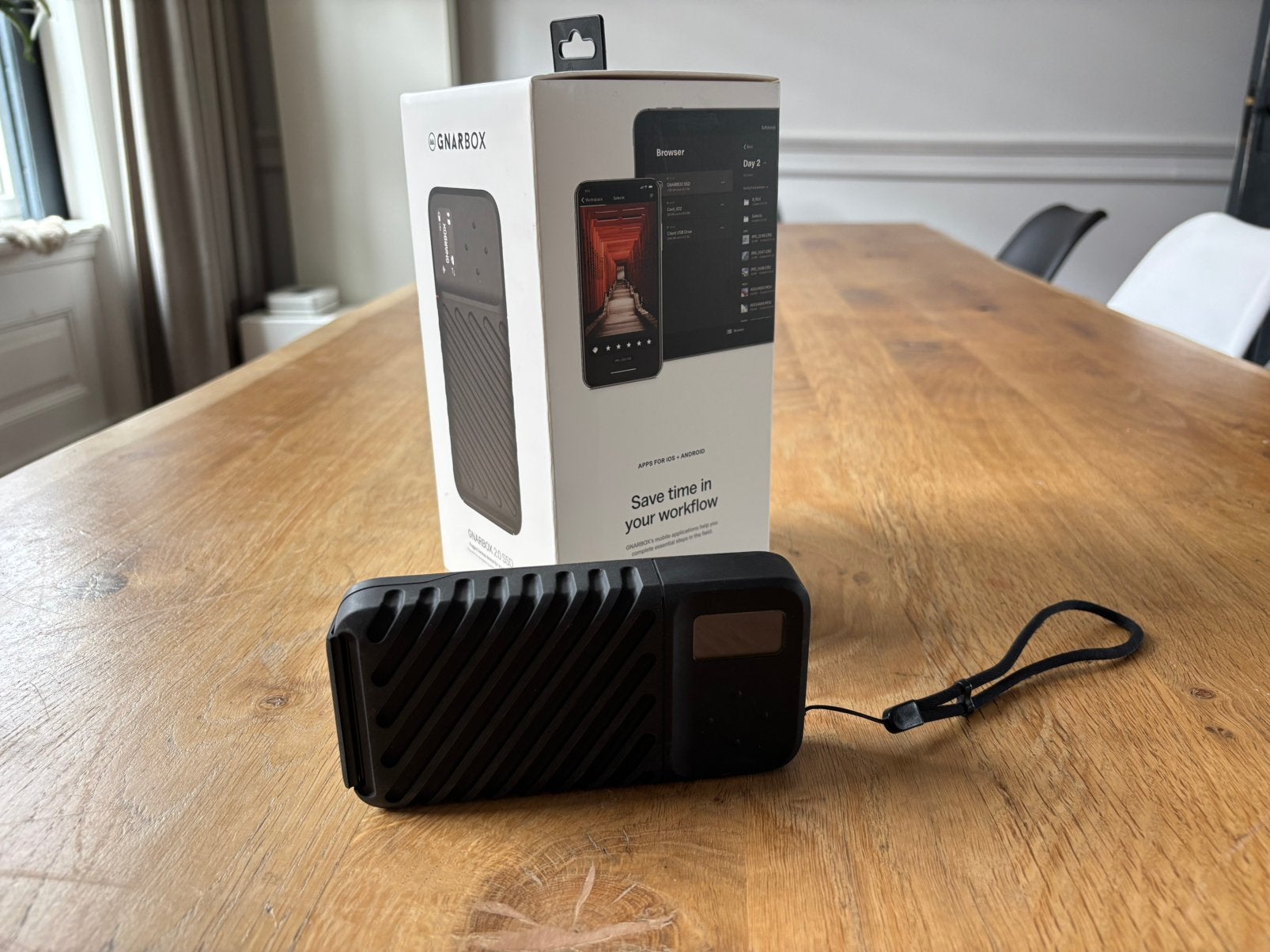 Mobiele SSD Opslag van GNARBOX, Computers en Software, Harde schijven, Ophalen, SSD, Intel, Zo goed als nieuw