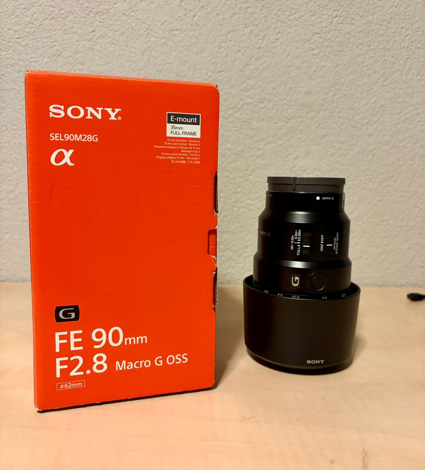 Sony FE 90mm F2.8 Macro G lens, Audio, Tv en Foto, Fotografie | Lenzen en Objectieven, Ophalen, Zo goed als nieuw, Macrolens, Zoom
