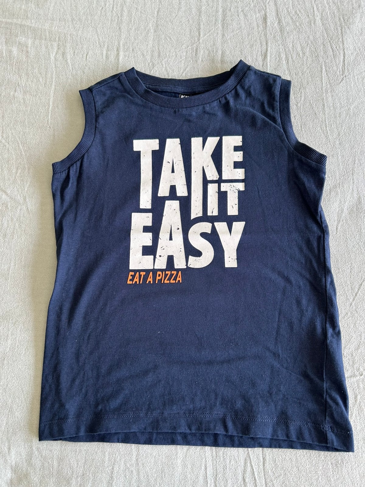 Nieuwe blauwe singlet maat 110/116, Ophalen of Verzenden, Nieuw, Jongen, Shirt of Longsleeve