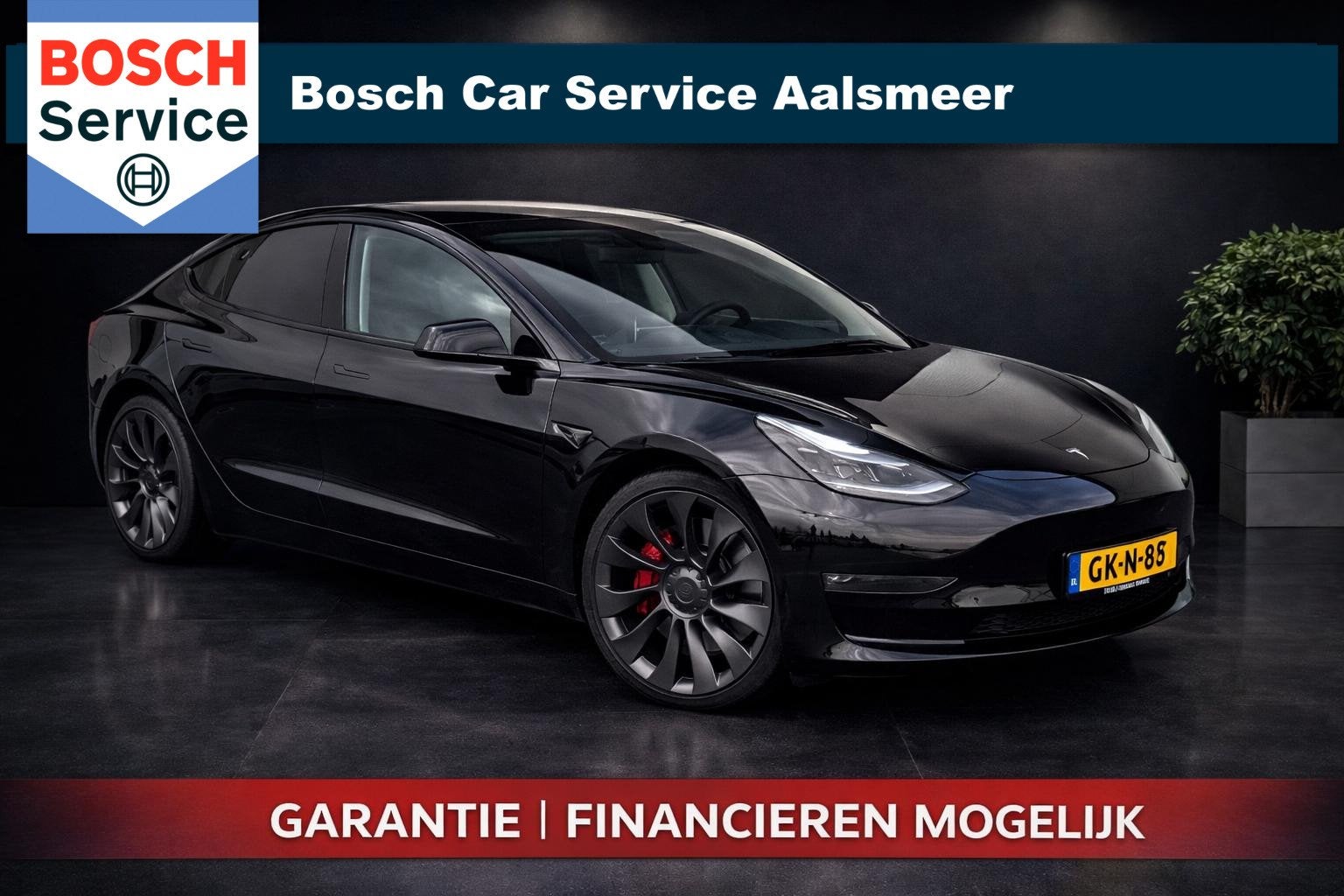 Tesla Model 3 Performance AWD 75 kWh / SPORT STUUR / PANO /, Auto's, Tesla, Automaat, Stof, Gebruikt, 547 km