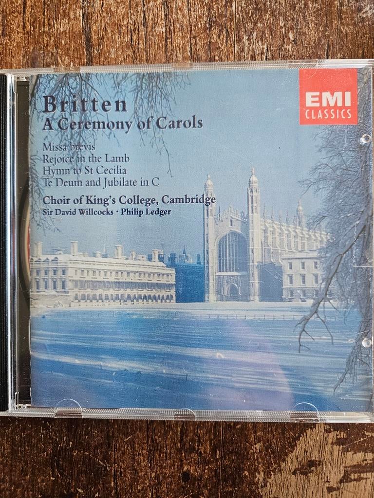 Britten: A Ceremony of Carols - King's College Cambridge CD, Ophalen of Verzenden, Modernisme tot heden, Gebruikt, Vocaal