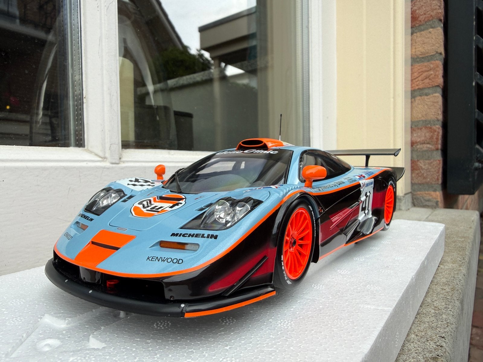 1:18 McLaren F1 GTR #41 Gulf Team LeMans 1997 Minichamps, Minichamps, Auto, Nieuw, Ophalen of Verzenden