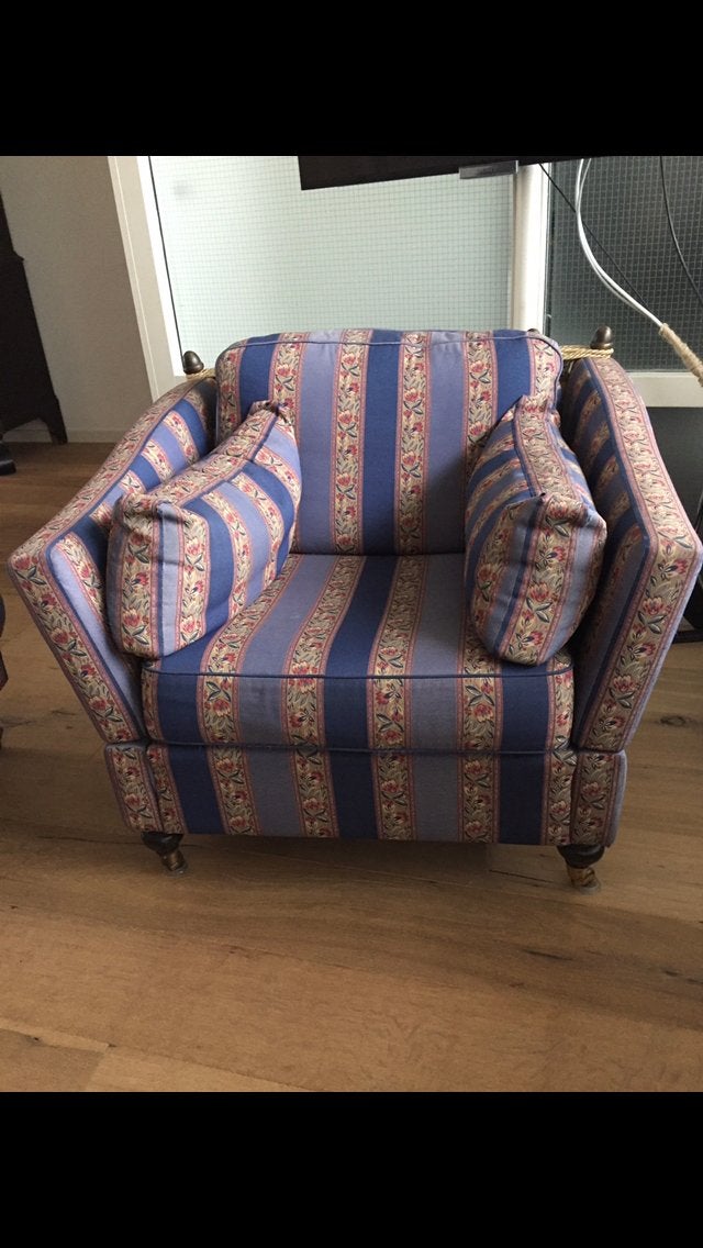 Unieke Kasteel Model Fauteuil van DEM Meubels, Ophalen, Gebruikt, Stof, 75 tot 100 cm