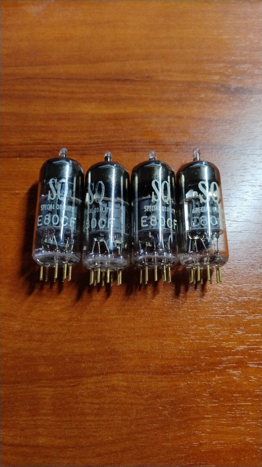 4x Philips Miniwatt E80CF / SQ Gold Pins (Ongetest), Antiek en Kunst, Ophalen of Verzenden