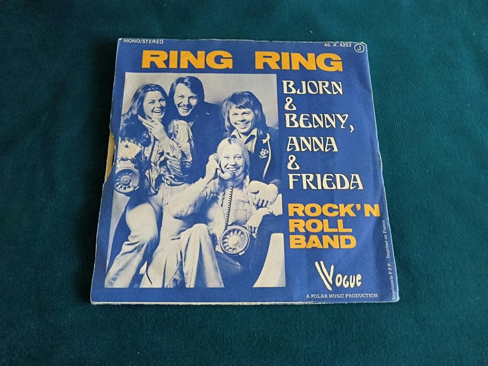 ABBA - Ring Ring (Björn & Benny, Anna & Frieda) 7 inch, Gebruikt, Originele persing, 7 inch, Ophalen of Verzenden