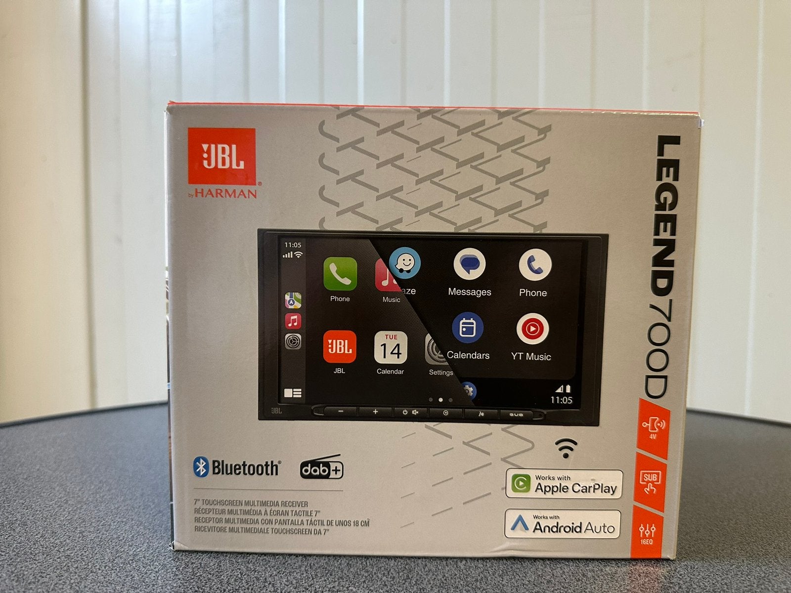 JBL Legend 700D - Autoradio met Bluetooth - 2 DIN carplay, Auto diversen, Ophalen of Verzenden, Zo goed als nieuw