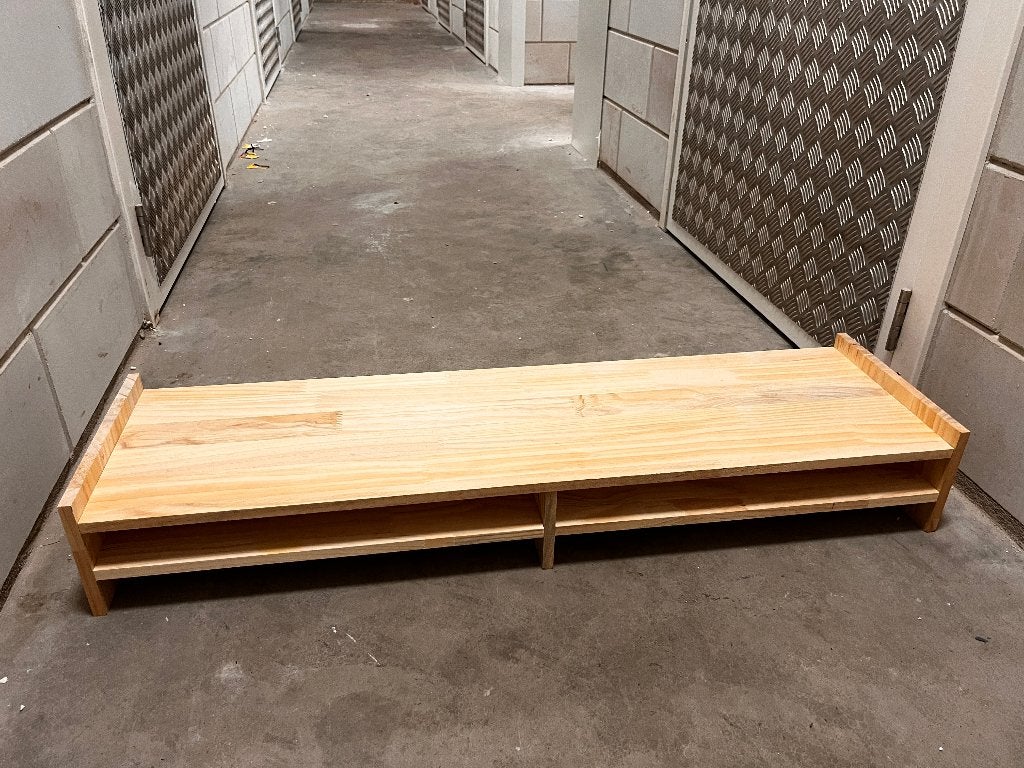 Monitorstandaard (vidaXL) - biedt ruimte voor 2 schermen, Ophalen, Zo goed als nieuw, Overige typen, Onbekend