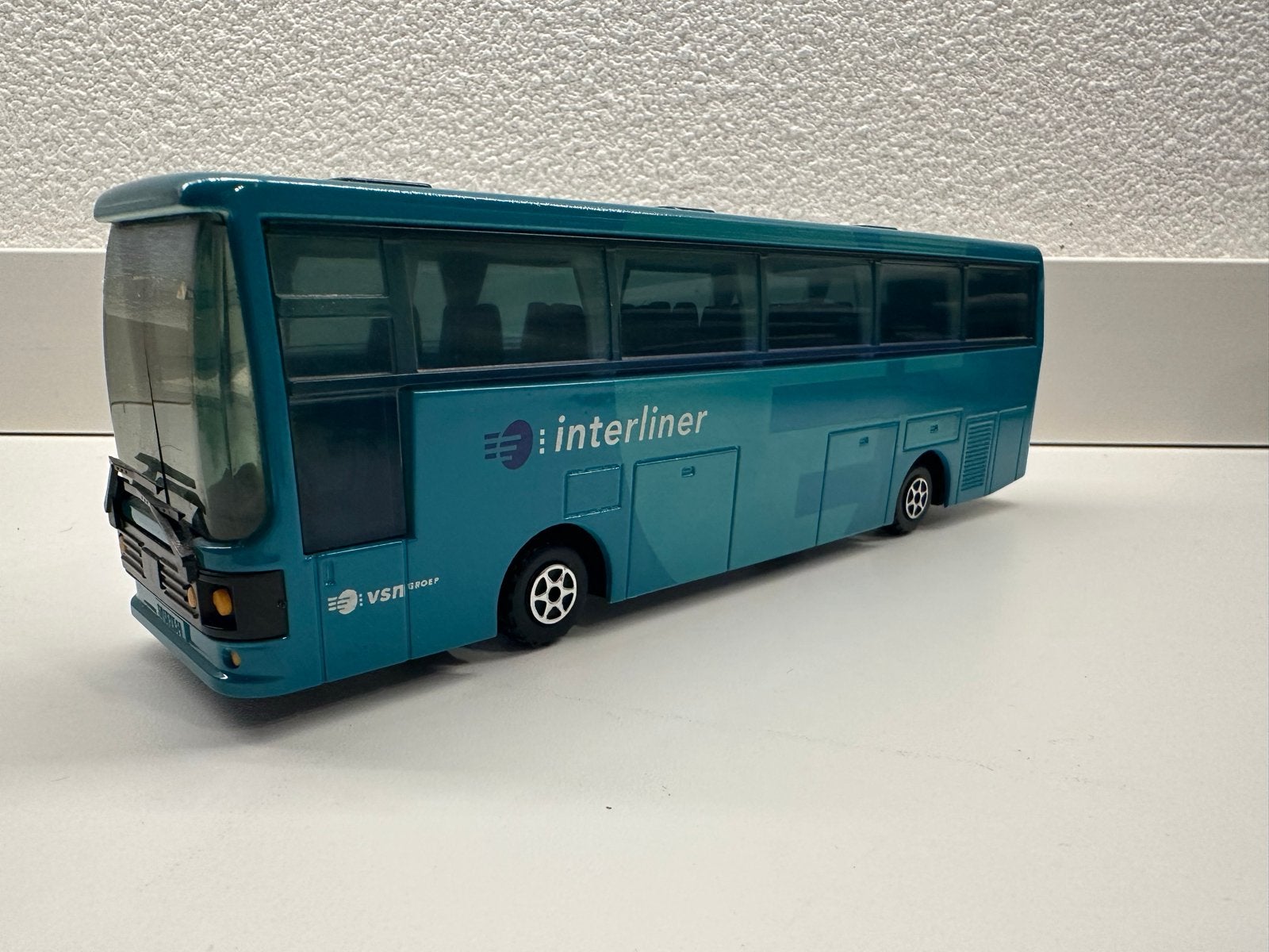 Majorette Interliner Autocar Bus - Schaalmodel, Hobby en Vrije tijd, Modelauto's | 1:50, Ophalen of Verzenden, Gebruikt, Bus of Vrachtwagen