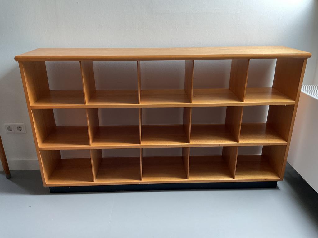 Schoolkast vintage retro, Ophalen, Zo goed als nieuw, 25 tot 50 cm, Minder dan 100 cm
