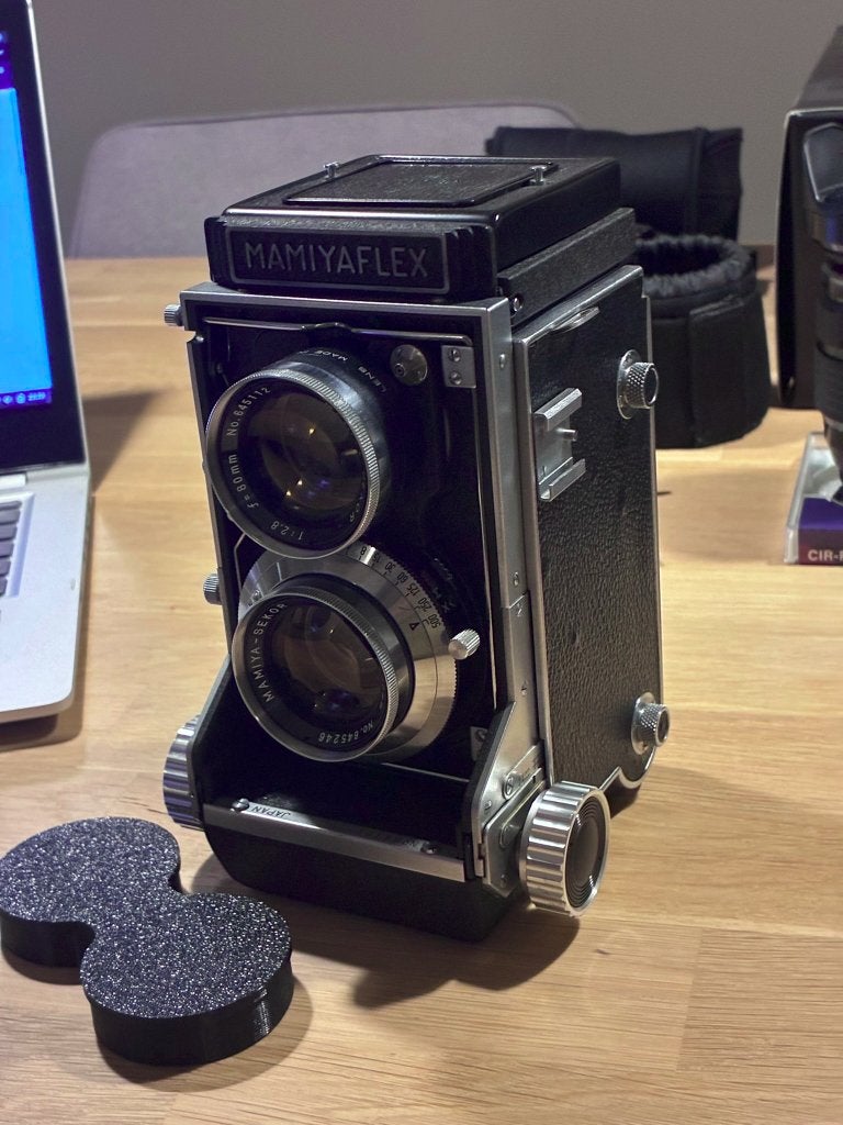 Mamiyaflex C2 TLR + 80mm f2.8, Audio, Tv en Foto, Fotocamera's Analoog, Ophalen, Gebruikt, Spiegelreflex, Overige Merken