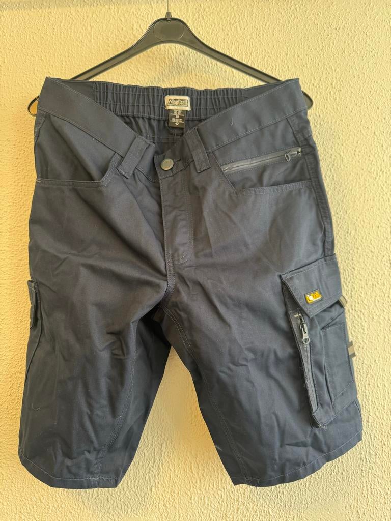 TopCraft Werkbroek Kort - Maat 50 (M), Ophalen of Verzenden, Gedragen, Maat 48/50 (M), Grijs
