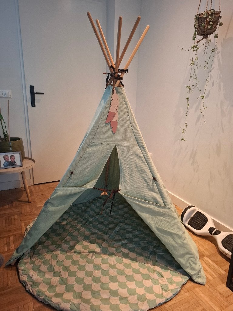 Tipi tent, Ophalen, Zo goed als nieuw
