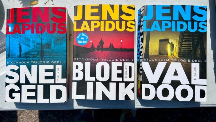 Jens Lapidus Stockholm Trilogie Deel 1, 2 en 3, Ophalen of Verzenden, Gelezen, Scandinavië