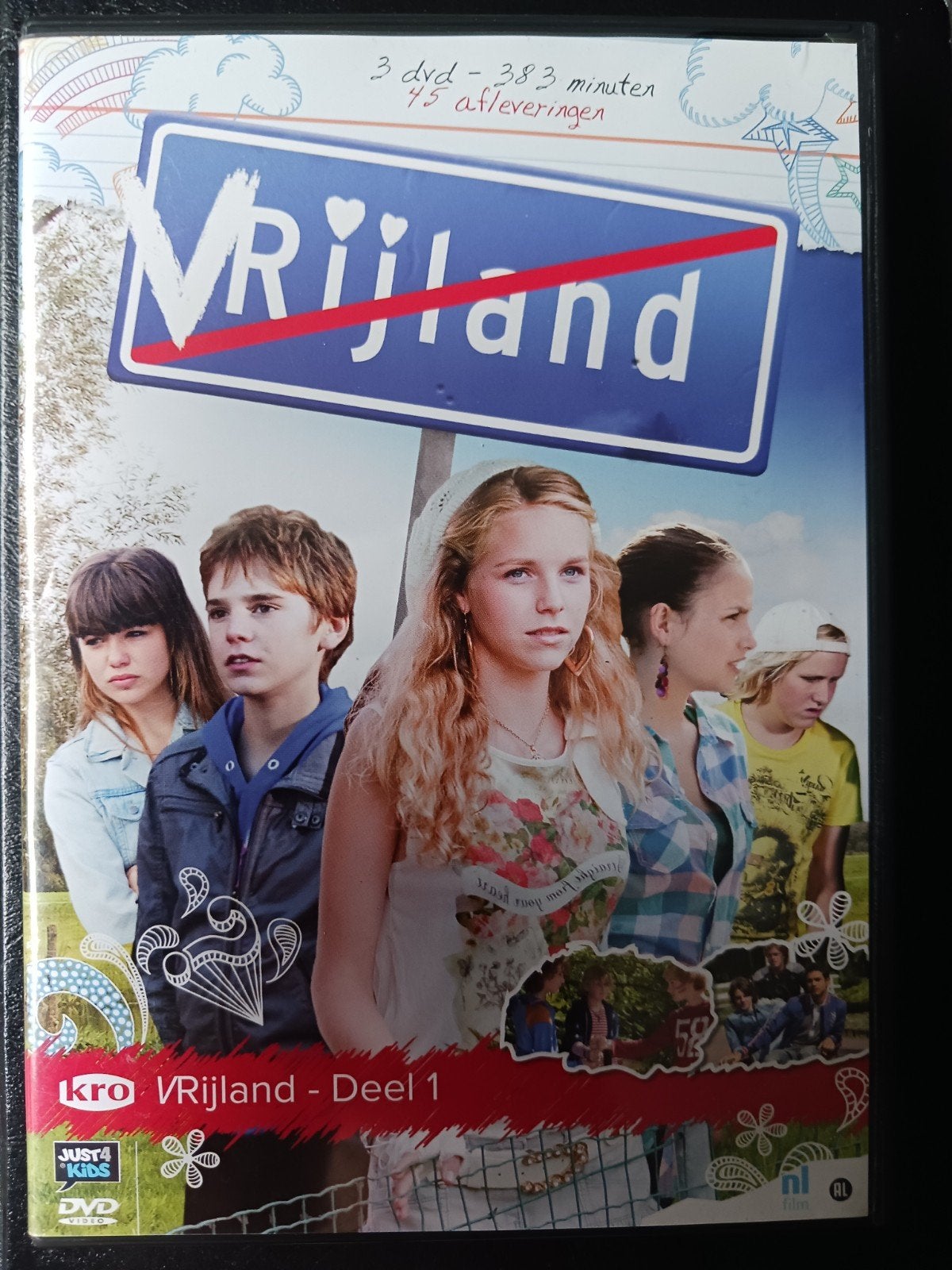 Vrijland - Deel 1  (45 afleveringen), Alle leeftijden, Tv-serie, Zo goed als nieuw, Familie