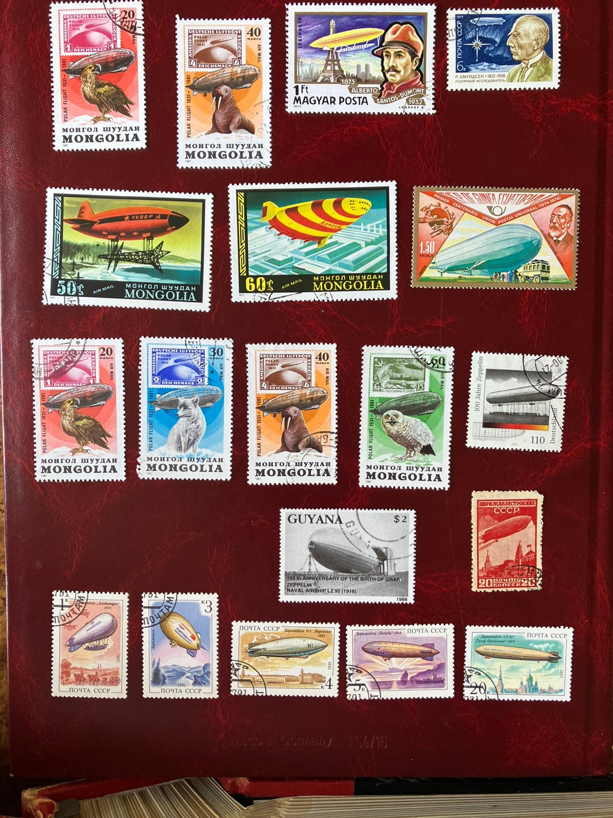 Div zeppelin postzegels, Ophalen of Verzenden, Gestempeld