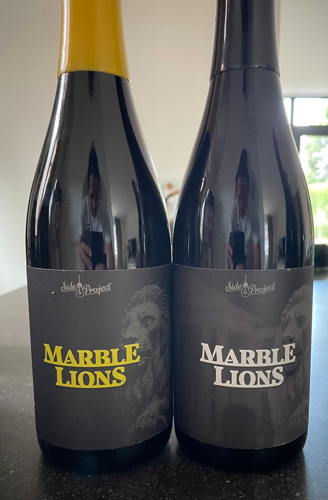 Side project barrel aged marble lions en marble lions, Ophalen of Verzenden, Zo goed als nieuw, Flesje(s), Overige merken