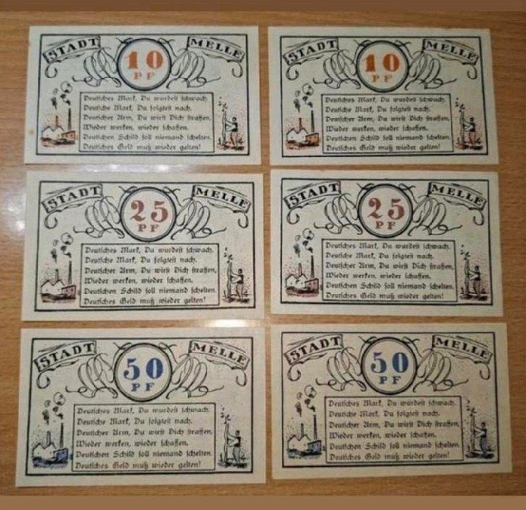 Duits Notgeld Melle Noodgeld, Postzegels en Munten, Ophalen of Verzenden, Duitsland