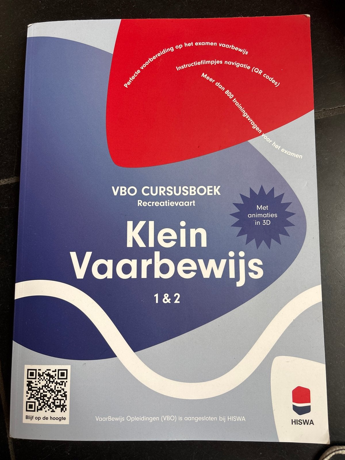 VBO Cursusboek Klein Vaarbewijs 1 & 2 Recreatievaart, Ophalen of Verzenden, Zo goed als nieuw, Overige niveaus