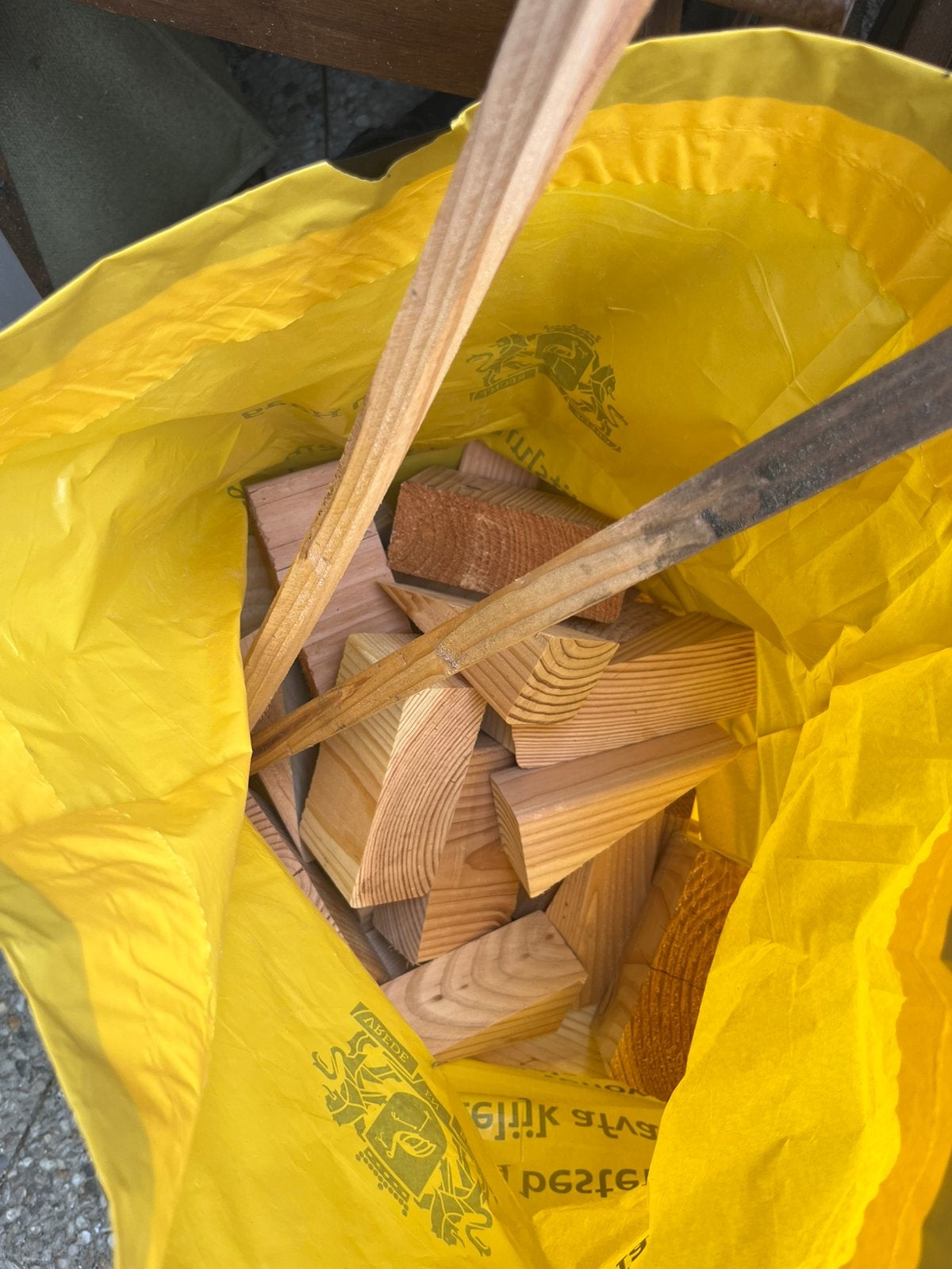 Snij afval hout, Tuin en Terras, Haardhout, Minder dan 3 m³, Ophalen