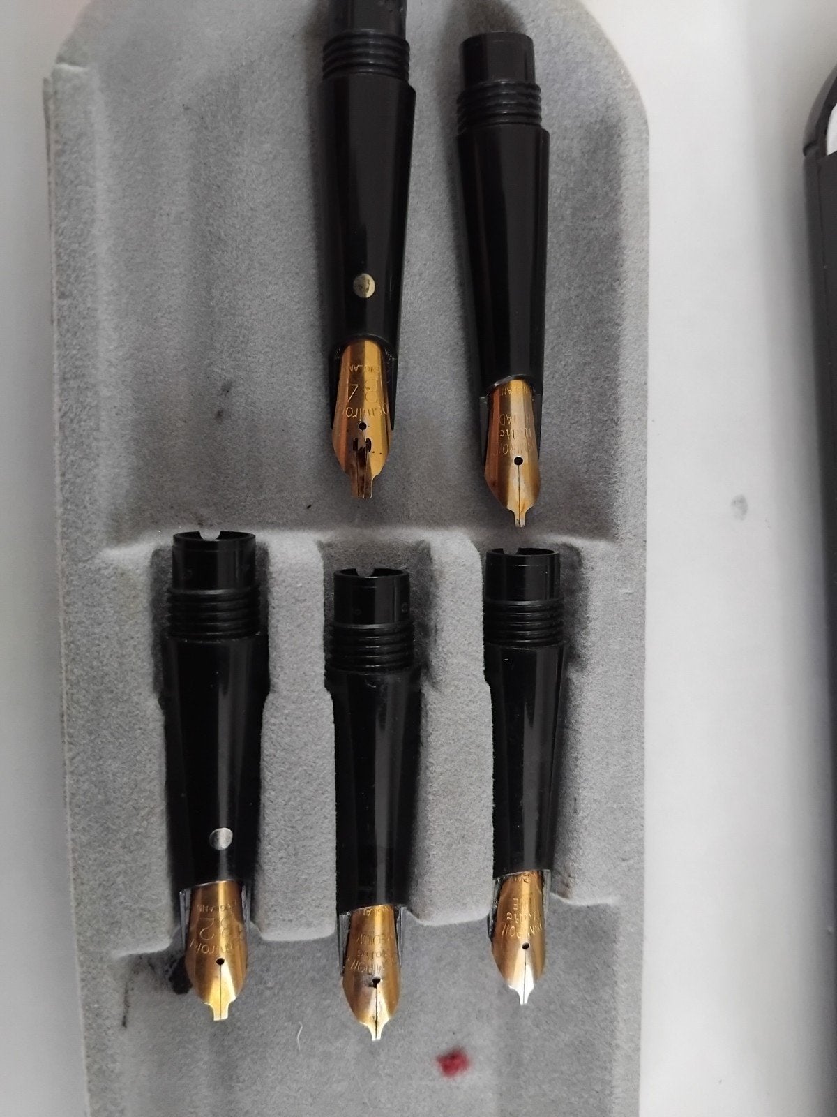 Set van 6 Waterman vulpenpunten - Vintage, Verzamelen, Ophalen of Verzenden, Gebruikt, Vulpen, Waterman