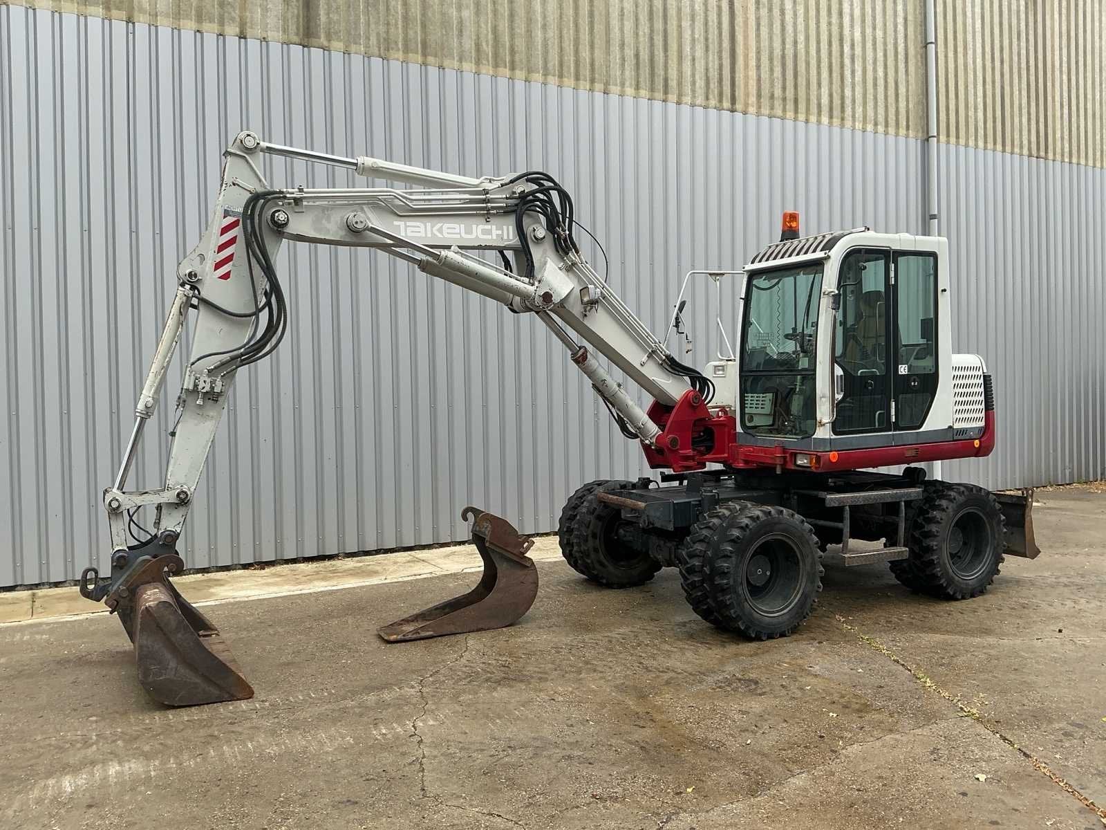 2006 Takeuchi TB175W mobiele graafmachine met CW10, 2 bakken, Graafmachine