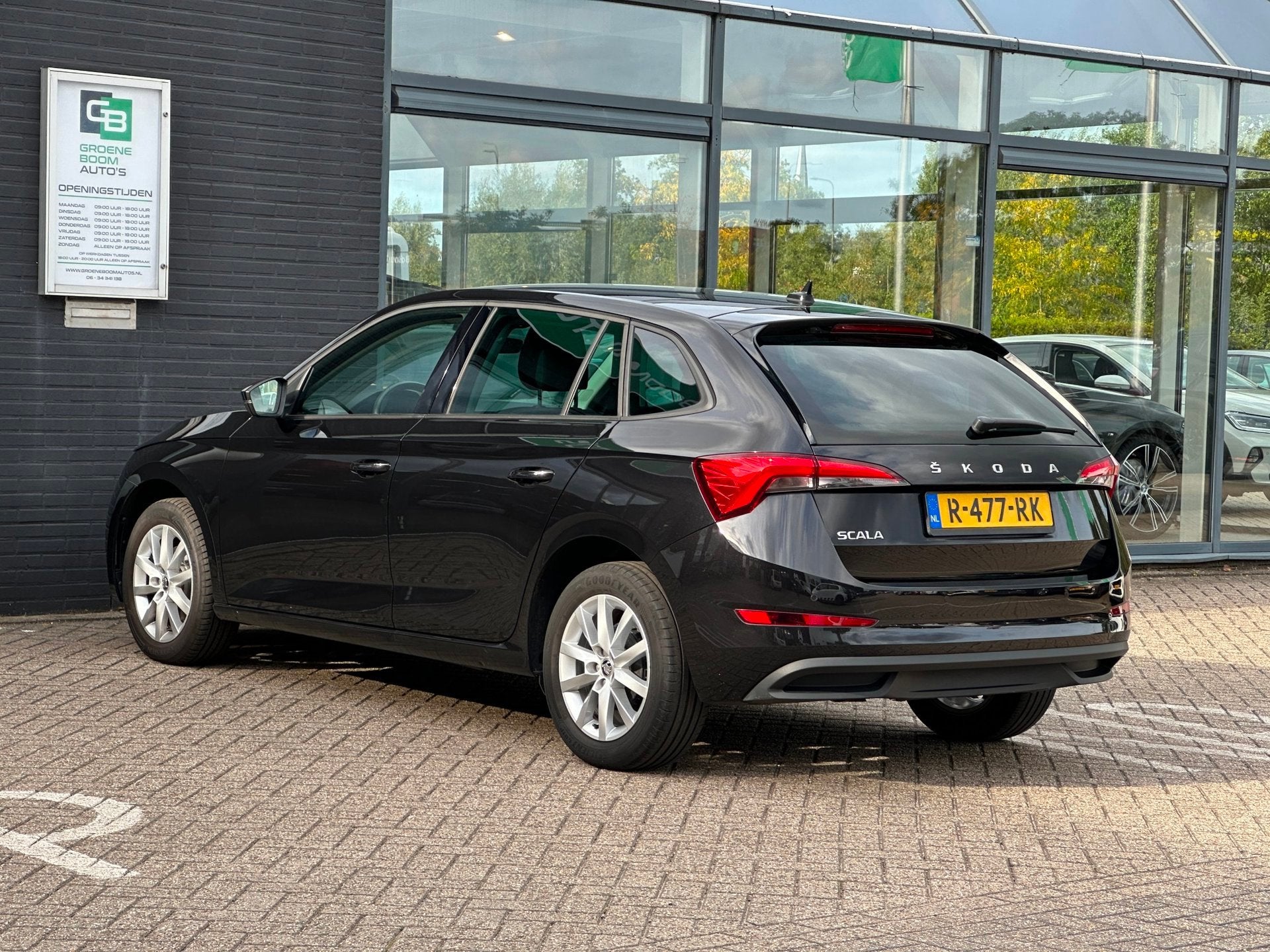 Skoda Scala 1.0 TSI Ambition/1STE EIG/APP-CONNECT/PDC/AIRCO/, Dealer onderhouden, Gebruikt, Euro 6, 610 kg