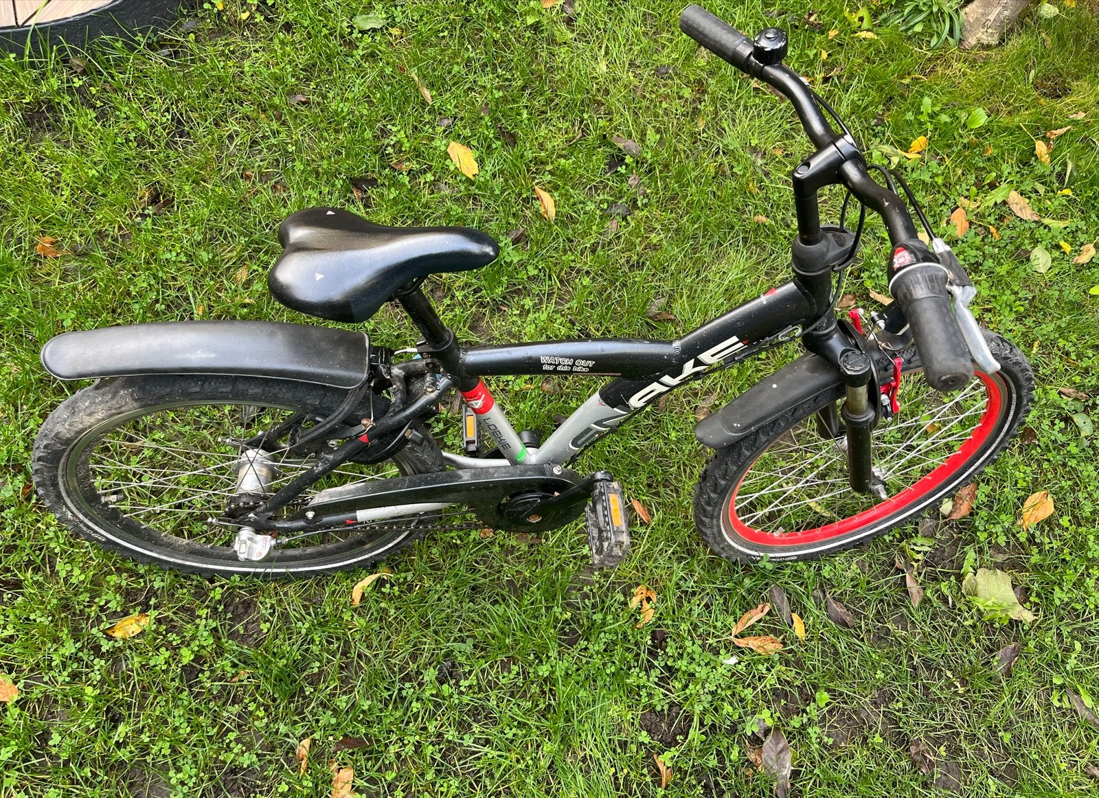 kinderfiets Loekie Snake 22 inch met 3 versnellingen, Terugtraprem, Gebruikt, Versnellingen, Minder dan 49 cm