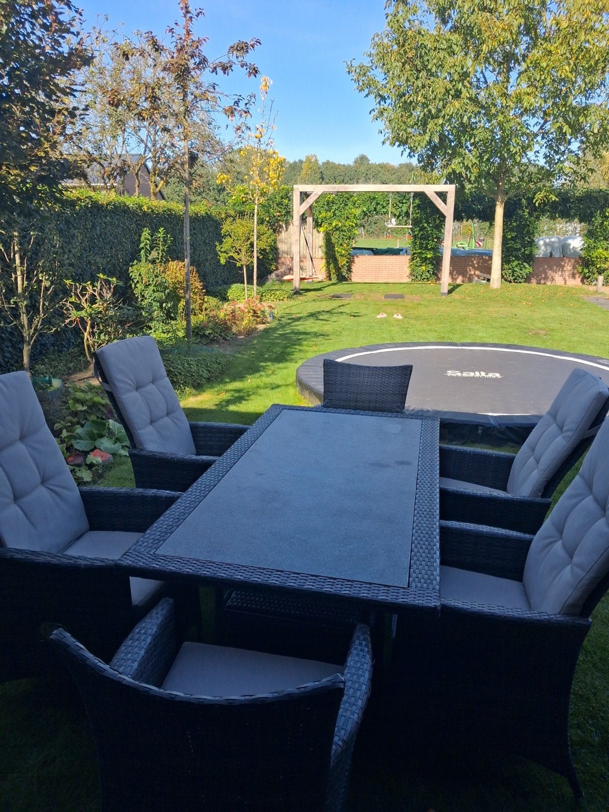 BuitenHof tuinset met verstelbare stoelen., Ophalen of Verzenden, Aluminium
