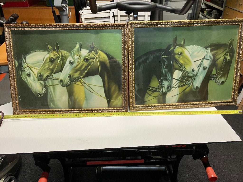 Oude schilderij/lijsten met afbeelding, prijs per stuk, Ophalen