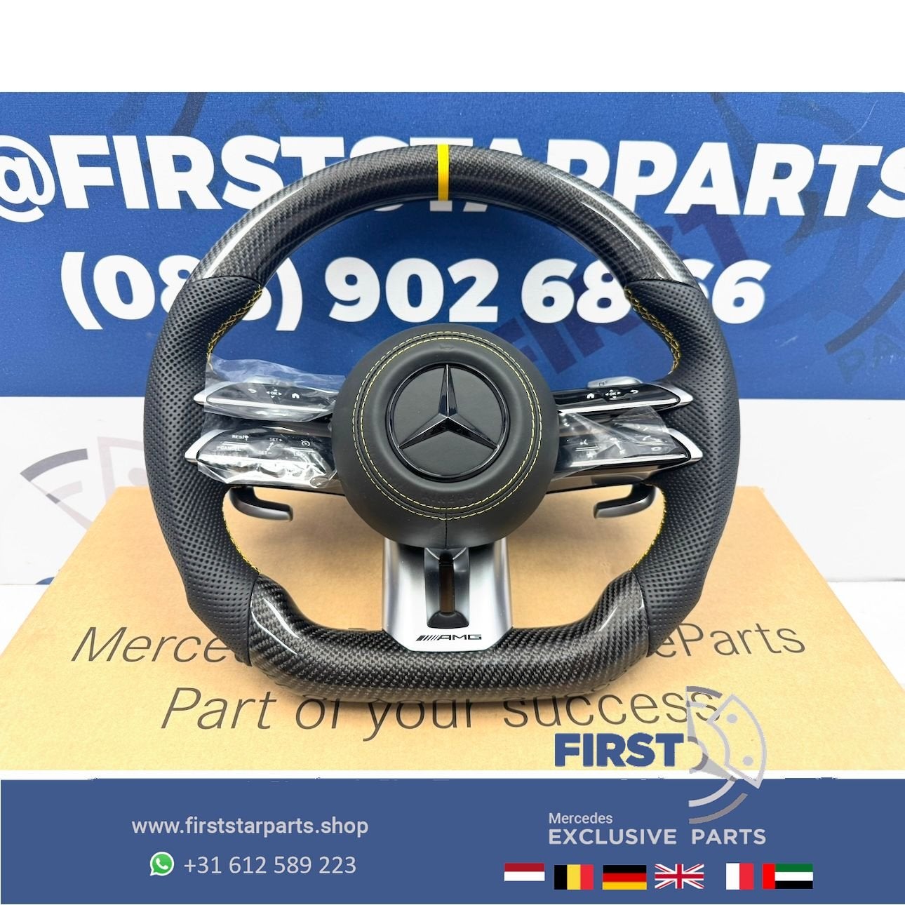 CARBON AMG STUUR + AIRBAG W177 W118 W205 W213 W253 W223 W463