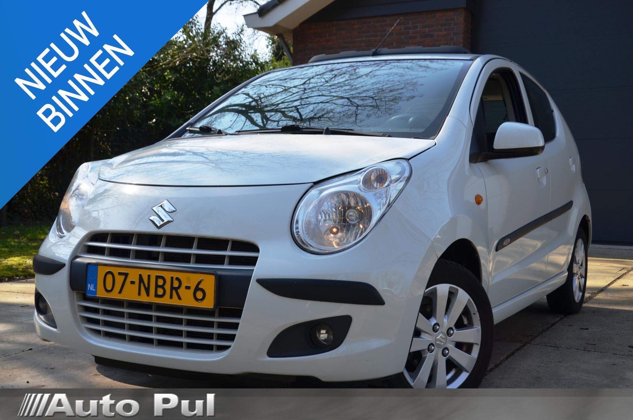 Suzuki Alto 1.0 Exclusive Automaat/Cabrio-Dak/Airco/Lmv/Cr-C, Euro 5, Gebruikt, 4 stoelen, Origineel Nederlands